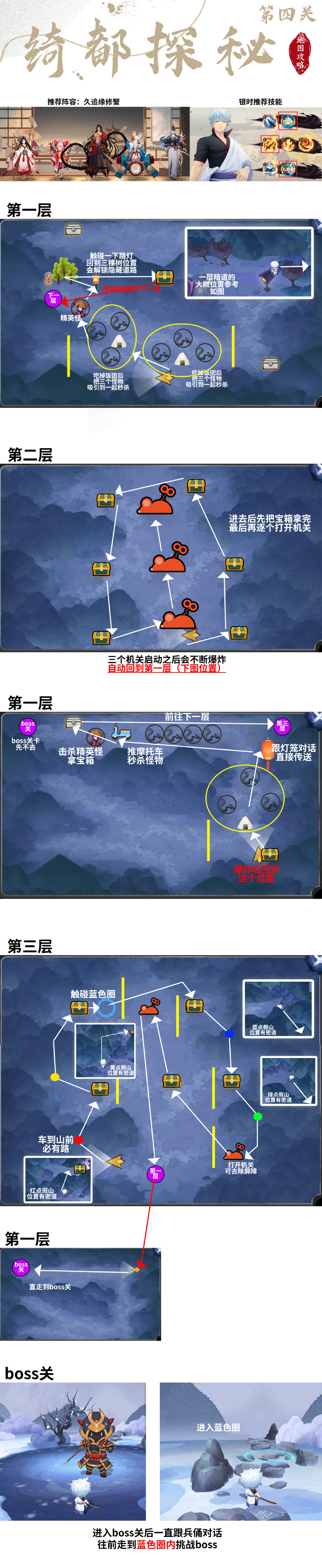 阴阳师——探秘绮都路线攻略