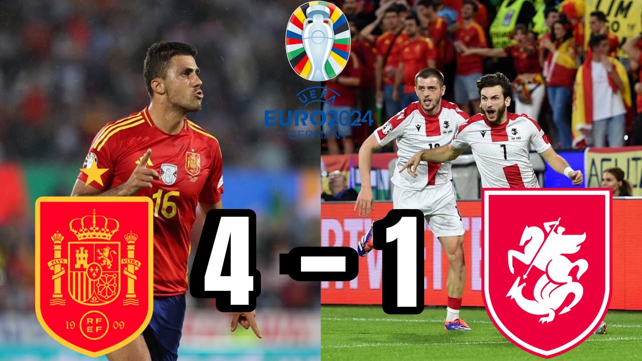 西班牙对格鲁吉亚：西班牙坚韧的反击确保了晋级四分之一决赛