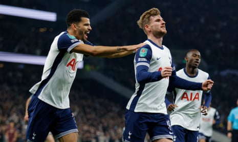 Timo Werner sparks Tottenham's Carabao Cup win over Manchester City | Carabao Cup | The Guardian