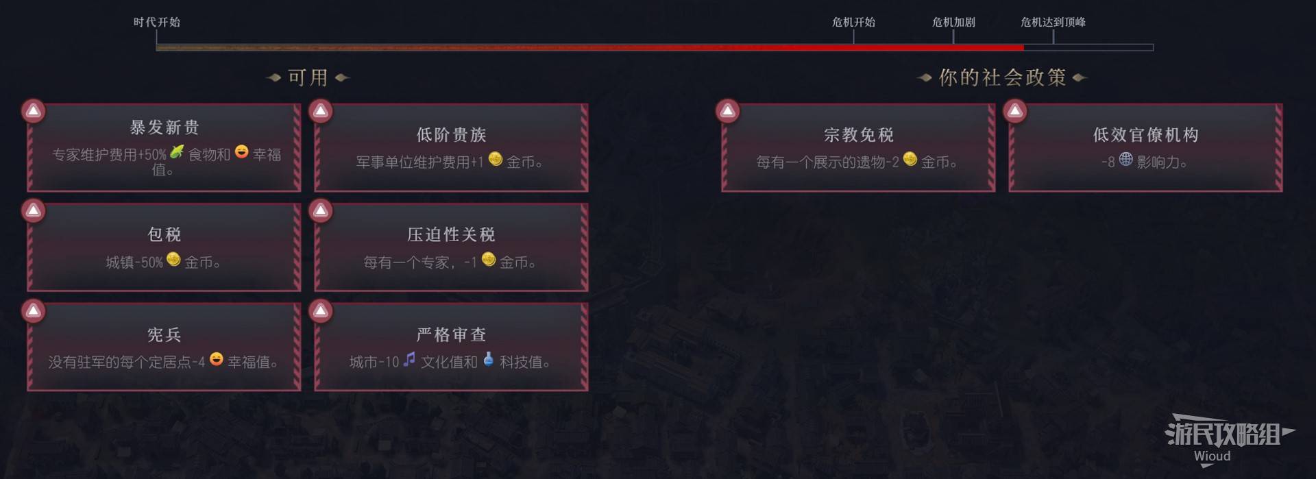 文明危机政策指南详解危机政策含义